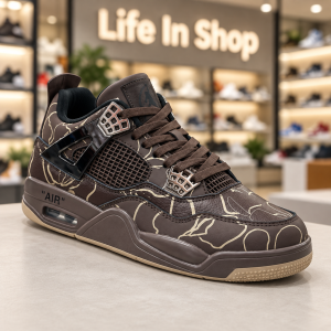 Air Jordan 4 Sneakers – Brown